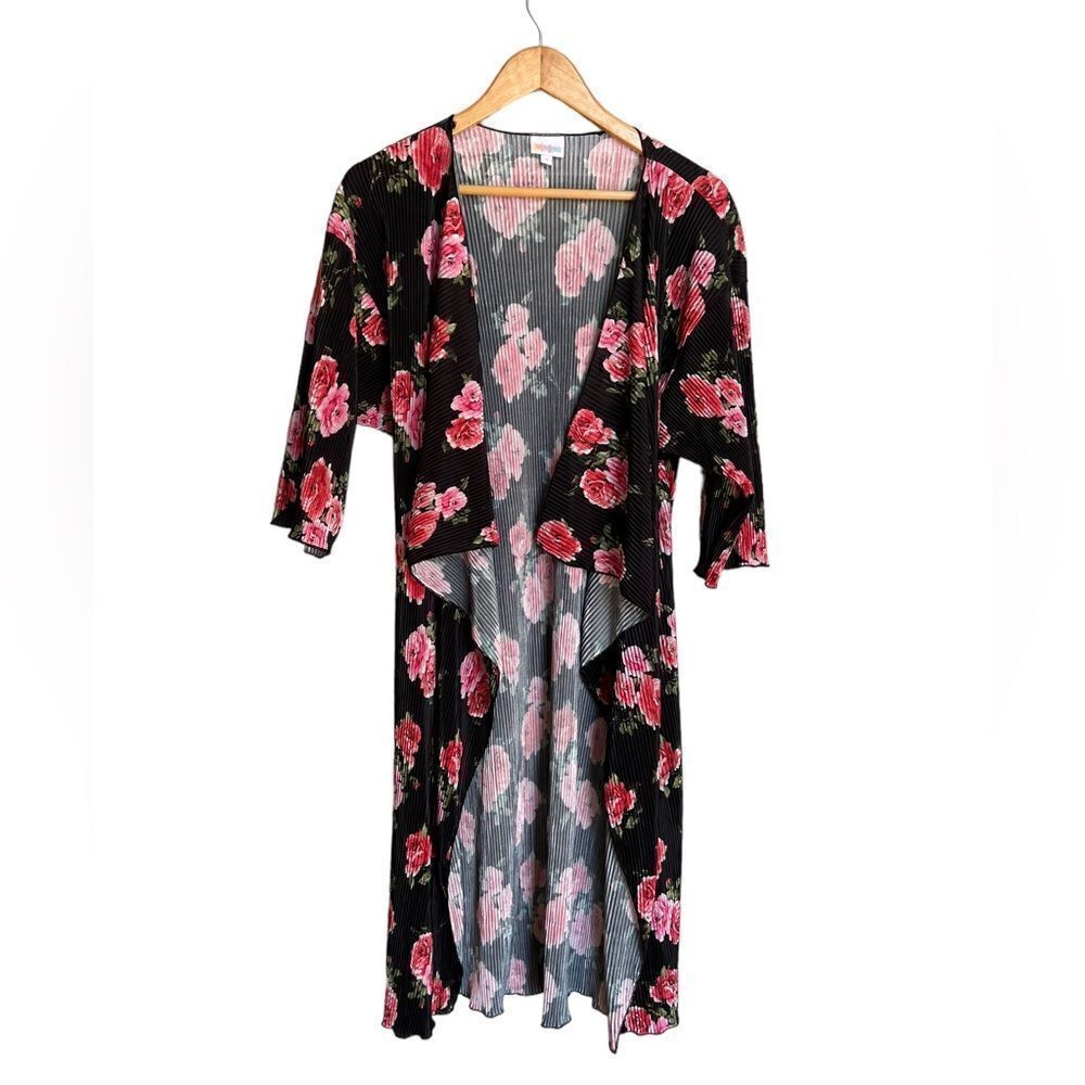 LuLaRoe Shirley Floral Kimono Size Small